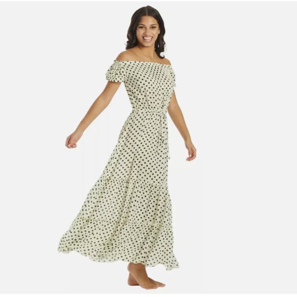 kate spade Other - Kate Spade Off The Shoulder Dress Lia LOGO Dot
